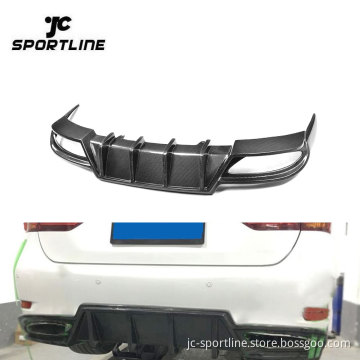 Carbon Fiber Rear Diffuser for Lexus GS350 F Sport Bumper (2013-2015)